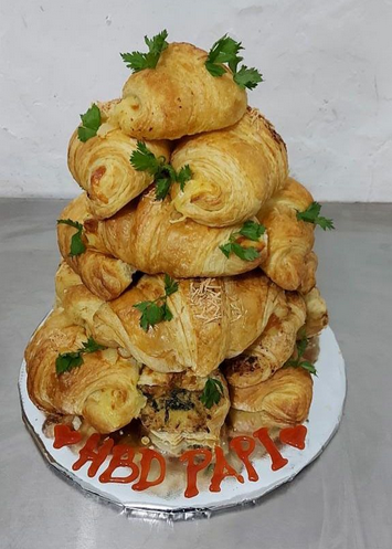 Croisant Tower Cake by Indosweet Pastry